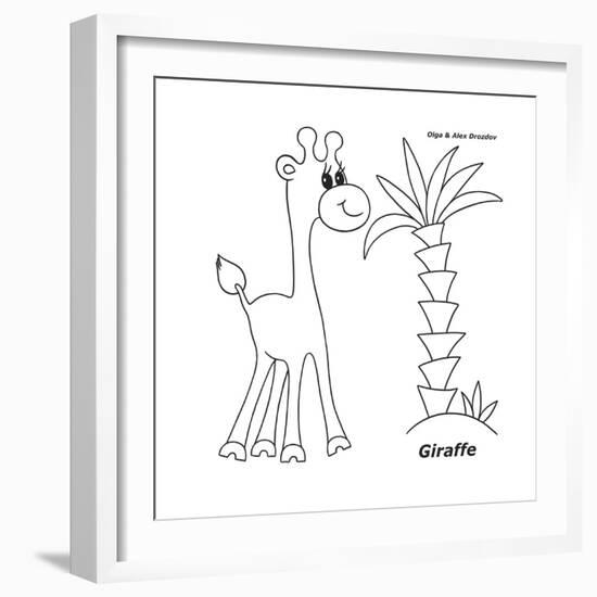 Giraffe-Olga And Alexey Drozdov-Framed Giclee Print