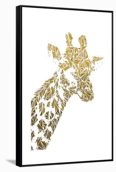 Giraffe-Cristian Mielu-Framed Stretched Canvas