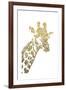 Giraffe-Cristian Mielu-Framed Art Print