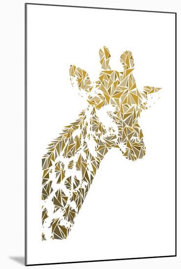 Giraffe-Cristian Mielu-Mounted Art Print