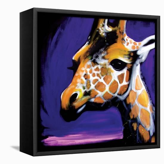 Giraffe-null-Framed Stretched Canvas