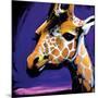 Giraffe-null-Mounted Art Print