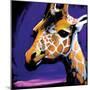 Giraffe-null-Mounted Art Print
