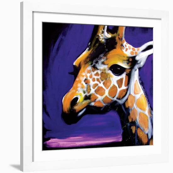 Giraffe-null-Framed Art Print