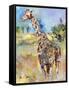 Giraffe-Richard Wallich-Framed Stretched Canvas