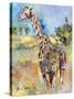 Giraffe-Richard Wallich-Stretched Canvas