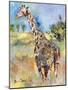 Giraffe-Richard Wallich-Mounted Premium Giclee Print