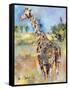 Giraffe-Richard Wallich-Framed Stretched Canvas