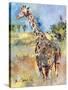 Giraffe-Richard Wallich-Stretched Canvas