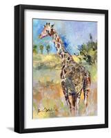 Giraffe-Richard Wallich-Framed Giclee Print