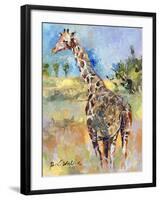Giraffe-Richard Wallich-Framed Giclee Print