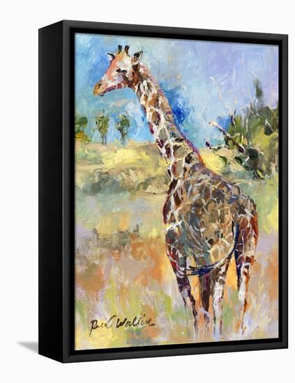 Giraffe-Richard Wallich-Framed Stretched Canvas