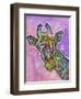 Giraffe-Dean Russo-Framed Giclee Print