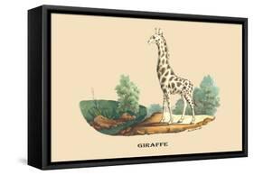 Giraffe-E.f. Noel-Framed Stretched Canvas