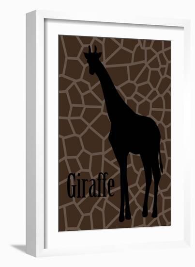 Giraffe-Ikuko Kowada-Framed Giclee Print