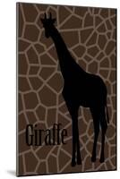 Giraffe-Ikuko Kowada-Mounted Giclee Print