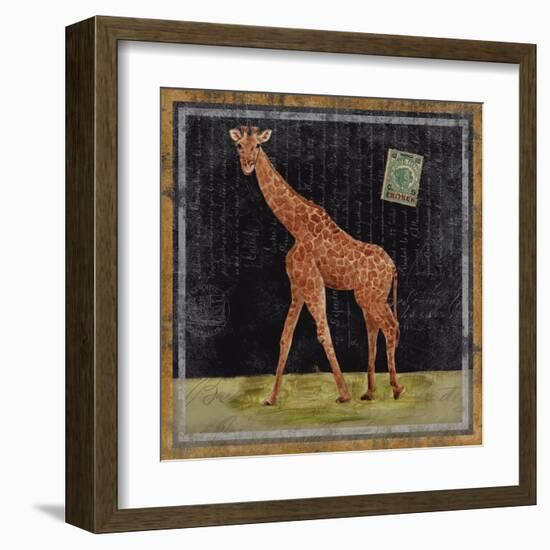 Giraffe-Lisa Ven Vertloh-Framed Art Print