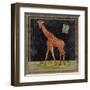 Giraffe-Lisa Ven Vertloh-Framed Art Print