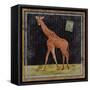 Giraffe-Lisa Ven Vertloh-Framed Stretched Canvas