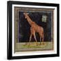 Giraffe-Lisa Ven Vertloh-Framed Art Print