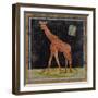 Giraffe-Lisa Ven Vertloh-Framed Art Print