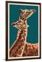 Giraffe-Lantern Press-Framed Art Print