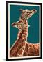 Giraffe-Lantern Press-Framed Art Print