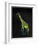 Giraffe-Victoria Brown-Framed Art Print