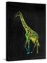 Giraffe-Victoria Brown-Stretched Canvas