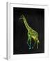 Giraffe-Victoria Brown-Framed Art Print