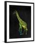 Giraffe-Victoria Brown-Framed Art Print