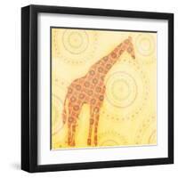 Giraffe-null-Framed Art Print