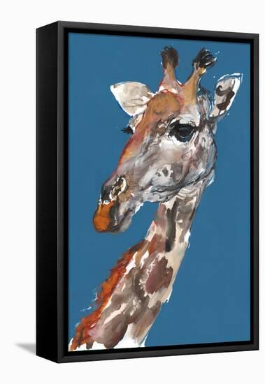 Giraffe-Mark Adlington-Framed Stretched Canvas