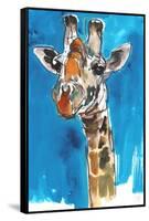 Giraffe-Mark Adlington-Framed Stretched Canvas