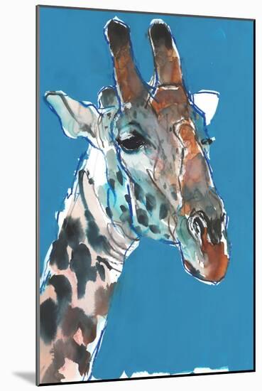 Giraffe-Mark Adlington-Mounted Giclee Print