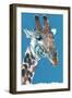 Giraffe-Mark Adlington-Framed Premium Giclee Print