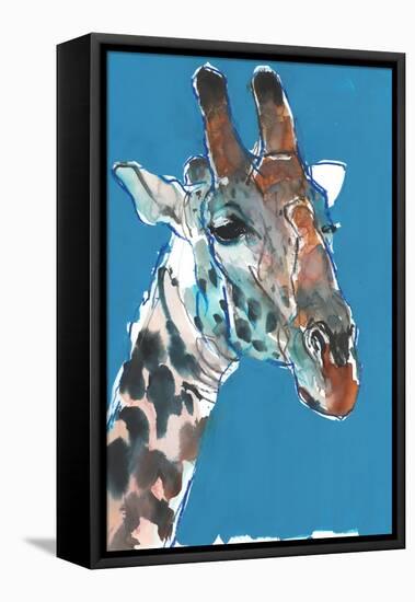 Giraffe-Mark Adlington-Framed Stretched Canvas
