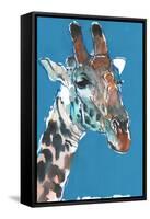 Giraffe-Mark Adlington-Framed Stretched Canvas