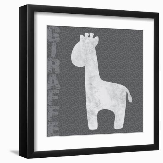 Giraffe-Lauren Gibbons-Framed Art Print