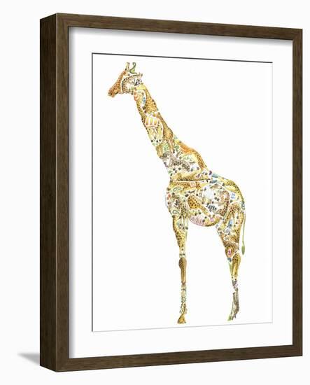 Giraffe-Louise Tate-Framed Giclee Print