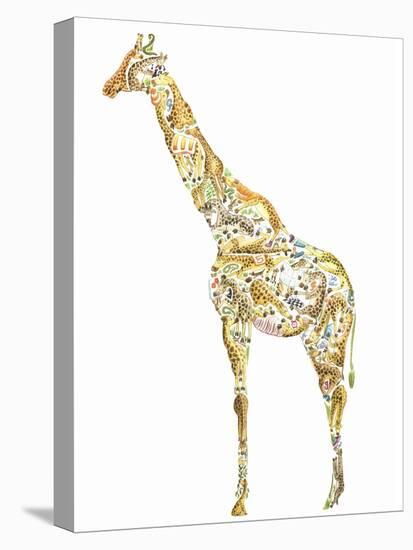 Giraffe-Louise Tate-Stretched Canvas