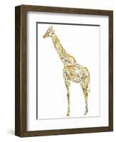 Giraffe-Louise Tate-Framed Premium Giclee Print