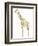 Giraffe-Louise Tate-Framed Premium Giclee Print