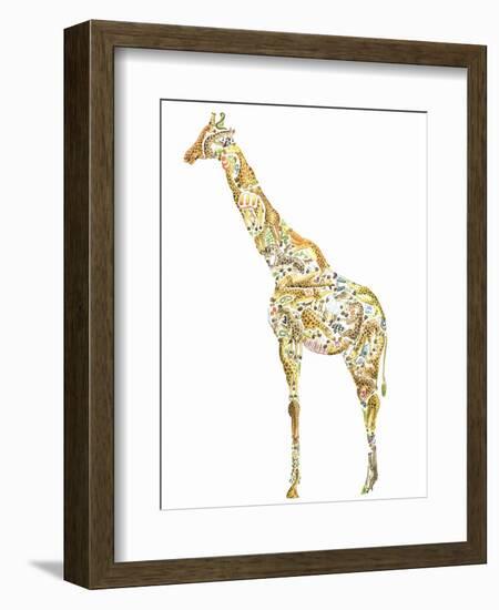 Giraffe-Louise Tate-Framed Premium Giclee Print