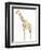Giraffe-Louise Tate-Framed Premium Giclee Print