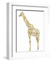 Giraffe-Louise Tate-Framed Premium Giclee Print