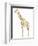 Giraffe-Louise Tate-Framed Premium Giclee Print