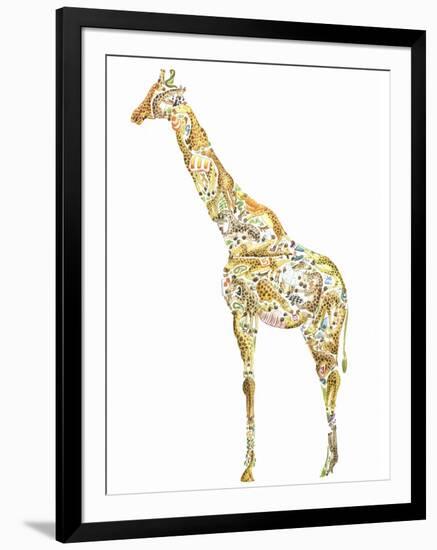 Giraffe-Louise Tate-Framed Giclee Print