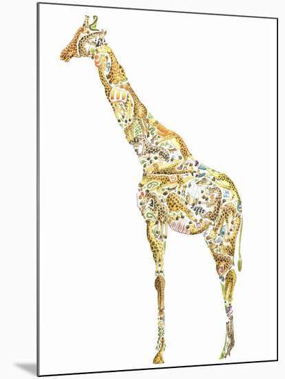 Giraffe-Louise Tate-Mounted Giclee Print