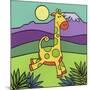 Giraffe-Denny Driver-Mounted Giclee Print